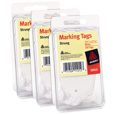 Avery Marking Tags with String Attached, 2-3/4
